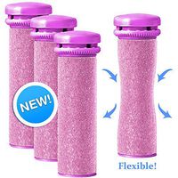 Emjoi Micro-Pedi Compatible SoftFLEX Technology Refill Rollers (Extra Coarse) - Pack of 4