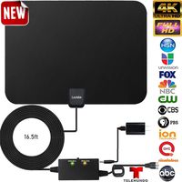 HDTV Antenna,Amplified HD Digital TV Antenna 80 Miles Range,Support 4K 1080P, All Older TV's for Indoor Amplified Digital TV Antennas with Switch Console, USB Power Supply"Used-VeryGood"