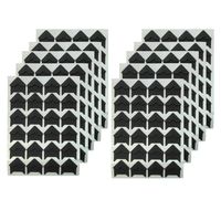 LINKEDWIN Photo Mounting Corner Stickers with Self Adhesive, Scrapbooking Photo Album Accessories - 10 Sheets/Pack (Black)