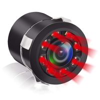 Embedded Rear View Camera - Waterproof reversing Camera, Suitable for car 170° Viewing Angle Night Vision with 8 LED Infrared Lights