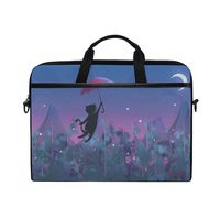 Chic Houses Cat Laptop Bag Case Sleeve for Men Women Creative Fantasy Animal Pattern Waterproof Shoulder Messenger Bag 2030013