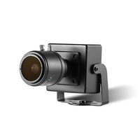 Revotech - POE HD 1920 x 1080P 2.0MP Mini Type 2.8-12mm Manual Zoom Lens Indoor IP Camera Security Metal Camera ONVIF P2P IP CCTV Cam System (I712-P Black)