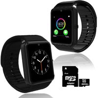 Unlocked GT8 Bluetooth GSM Caller ID Watch + Remote Shutter + FREE 32gb microSD