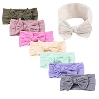 Baby Girl Nylon Headbands Newborn Infant Toddler Hairbands and Bows Child Hair Accessories (2019F)
