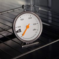 Oven Thermometer,Stainless Steel Baking Oven Thermometer Easy Read Dial Kitchen Food Meat Cooking 50-280 Celsius