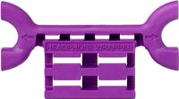 Headphone Wrapper Earbud & Cord Holder (Purple)