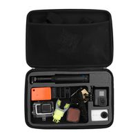 TELESIN Large Carrying Case Travel Case Storage Bag for GoPro Hero 2018, Hero 7 Black, Hero 6, Hero 5 Black, Hero 4, Hero 3+, Session 4 Session 5 Fusion, Xiaoyi, Polariod, Campark Camera Accessories