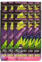Kingpin Pure Hemp Flavored Wraps (Goomba Grape, 15 Packs) with Rolling Paper Depot XL Kewlbtube