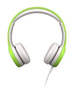 LilGadgets Connect+ Premium Volume Limited Wired Headphones with SharePort for Children - Green