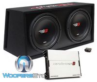 Cerwin Vega BKX7212V 12" 1000 Watts RMS Dual Subwoofer Vented Amplified Enclosure