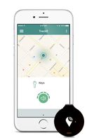 TrackR bravo - Bluetooth Tracking Device. Item Tracker. Phone Finder. iOS/Android Compatible. Generation 3, Black (16 Pack)