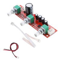 Homyl NE5532 Preamp Preamplifier Tone Board 2 Channels Bass Treble Volume Control