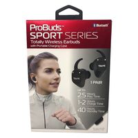 Tzumi ProBuds True Wireless Earbuds - Wireless Stereo Earbuds With Built-In Microphone and Charging Case - Bluetooth 4.2 Compatible with all iPhone and Android Devices