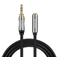 Corepearl (6 Feet) 3.5mm Male to 3.5mm Female Auxiliary 4-Conductor TRRS Stereo Audio Extension Cable [24K Gold Plated Connectors] for Nintendo Switch, Apple, Samsung, Motorola, HTC, Nokia, LG, Sony