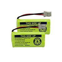 GEILIENERGY 2.4V 300mAh Battery Compatible with AT&T BT162342 BT-162342 BT166342 BT-166342 BT266342 BT-266342 BT183342 BT-183342 BT283342 BT-283342 VTech CS6719-2 Cordless Phone(Pack of 2)
