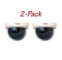 eSecure 2pc pack ESCC502W Dummy Dome Home Security Surveillance Camera White