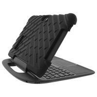 Gumdrop Cases Droptech for Panasonic 3E Rugged 2-in-1 Tablet Case Shock Absorbing Cover 3E-TL10IE-P2, Black