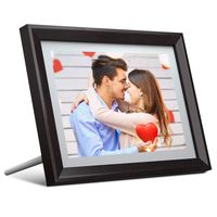 Dragon Touch Digital Picture Frame WiFi 10 inch IPS Touch Screen HD Display, 16GB Storage, Auto-Rotate, Share Photos via App, Email, Cloud - Classic 10