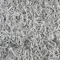 Worlds Crinkle Cut Paper Shred for Packing Filler Gift Wrap Basket Filler Colored Crinkle Paper 1LB White