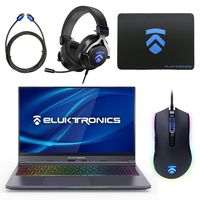 Eluktronics MAX-15 Slim & Ultra Light Notebook PC: Intel i7-9750H NVIDIA GeForce RTX 2070 Max-P Graphics Card 144Hz FHD IPS 512GB NVMe SSD + 16GB RAM - World's First 15.6" Gaming Laptop Under 4lbs!