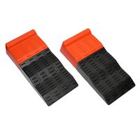 BISupply Tandem Axle Leveler Ramps - 3 Level RV Leveling Blocks Heavy Duty Separating Camper Leveling Ramps, 2 Pk