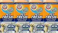 4 Pk, Arm & Hammer Pet Fresh Carpet Odor Eliminator Plus Oxi Clean Dirt Fighters