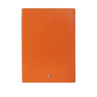 Mont Blanc Notebook 116225 Fine Stationery # 146/Leather Lined A5 Notebook with Soft Cover. Colour: Lucky Orange/192 Pages
