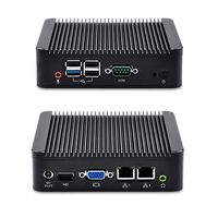 DIY pc Qotom-Q180S-S01 with Intel celeron J1800 4G ram 240G SSD 300M WiFi Dual core Processor Low Heat Mini pc Dual nic