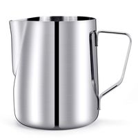 20 Oz. Milk Pitcher, HULISEN Stainless Steel Espresso Pitcher Latte Frothing Pitcher