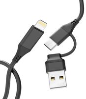 USB C to Lightning Cable 6Ft[Apple MFI Certified], 2 Pack 6 Foot 2 in 1 iPhone Charger Cable, 18W PD Fast iPhone Charging Cord for iPhone 11/11 Pro/ 11 Pro Max/XS Max/XS/XR/X/ 8 Plus/ 8