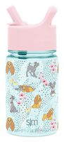 Simple Modern Disney 12oz Summit Kids Tritan Water Bottle with Straw Lid for Toddler - Dishwasher Safe Travel Tumbler - Disney: Lady and The Tramp