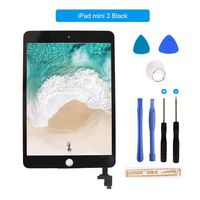 for iPad Mini 3 Touch Screen Digitizer/Front Glass Replacement with IC Chip & Tool Kit-Black 7.9 Inch