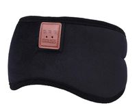 MMUSS Bluetooth Sleeping Eye Mask Sleep Headphones for Side Sleepers,Travel Music Eye Cover Wireless Bluetooth Headsets with Microphone Handsfree, Long Play Time,Washable. (Black1)