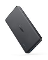 Anker PowerCore II Slim 10000 Ultra Slim Power Bank, Upgraded PowerIQ 2.0 (up to 18W Output), Fast Charge for iPhone, Samsung Galaxy and More (Black)