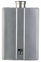 Rinnai RU98IP 9.8 GPM Indoor Ultra-Nox Condensing Tankless Propane Water Heater, Silver