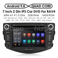Android 9.0 Car GPS Unit Radio DVD Player for Toyota RAV4 2006 2007 2008 2009 2010 2011 2012 Touch Screen GPS DVD Navigation Radio Bluetooth Hands