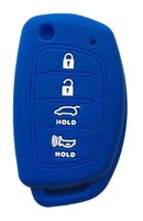 KAWIHEN Silicone Key Fob Cover Case Protector Smart Remote Control Shell Keyless Entry Case Holder Cover For 2013 2014 2015 Hyundai Santa Fe Sonata XL ix35 XL ix45