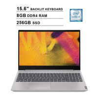 2019 Newest Lenovo Ideapad S340 15.6 Inch FHD Touchscreen Laptop (Intel 4-Core i7-8565U up to 4.60GHz, 8GB RAM, 512GB SSD, NVIDIA MX230, Backlit Keyboard, WiFi, Bluetooth, HDMI, Win10, Grey)