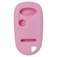 New Silicone Cover Protective Case for Honda 3 Button Remote Key Fob - Pink