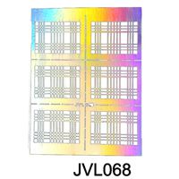 Voberry® 1PC Hollow Nail Art Stickers Decals Stamping DIY Decoration Tools (W)