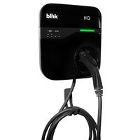 Blink Home Electric Vehicle (EV) Charger Level 2 with Delayer to Optimize Utility Charging Rates (240V, 30-AMP, 18 Ft) for All EVs Including Tesla SAEJ1772. Receive $300 Credit for Public Charging
