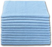 Heavy Duty Microfiber Terry Cloth 16x16 400gsm - Blue 12 Pack