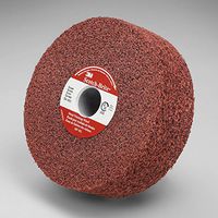 Scotch-BriteTM Metal Finishing Wheel, MF-WL 6" x 1" x 2", MED - Aluminum Oxide - Lot of 2