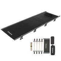 KingCamp Ultralight Compact Folding Camping Tent Cot Bed, 4.9 Pounds