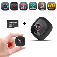 Mini Spy Hidden Camera, Wireless WiFi Full HD 1080P Nanny Cam, Security Camera Recorder with Audio, Wearable Action Cam with Clips Mount for Home and Office (32GB SD Card Included)