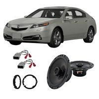 Compatible with Acura TL 2009-2014 Front Door Factory Replacement Speaker Harmony HA-R65 Speakers
