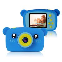 Kids Camera for Girls Gifts 12.0MP HD 2.0 Inches Screen Kids Video Camera Anti-Drop Children Selfie Toy Camera Mini Child Camcorder for 3-14-Year-Old with Soft Silicone Case