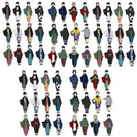 5 PCS Japanese Girls DIY Photo Album Diary Luggage Book Phone Stickers