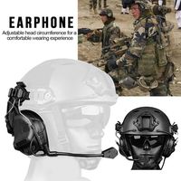 Hearing Protection Ear Muffs Noise-Shooting Ear Protection Ear Protection-Helmet-Type No-Noise Noise-Reduction Tactical Headset -Game Headphone