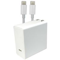 FLYPOWER 45W USB-C PD Charger USB Type C Power Delivery 2.0 Wall Charger for MacBook 2015/2016 Asus ZenBook 3 Asus Chromebook HP Spectre x360 Lenovo Thinkpad X1 Carbon 5th Gen